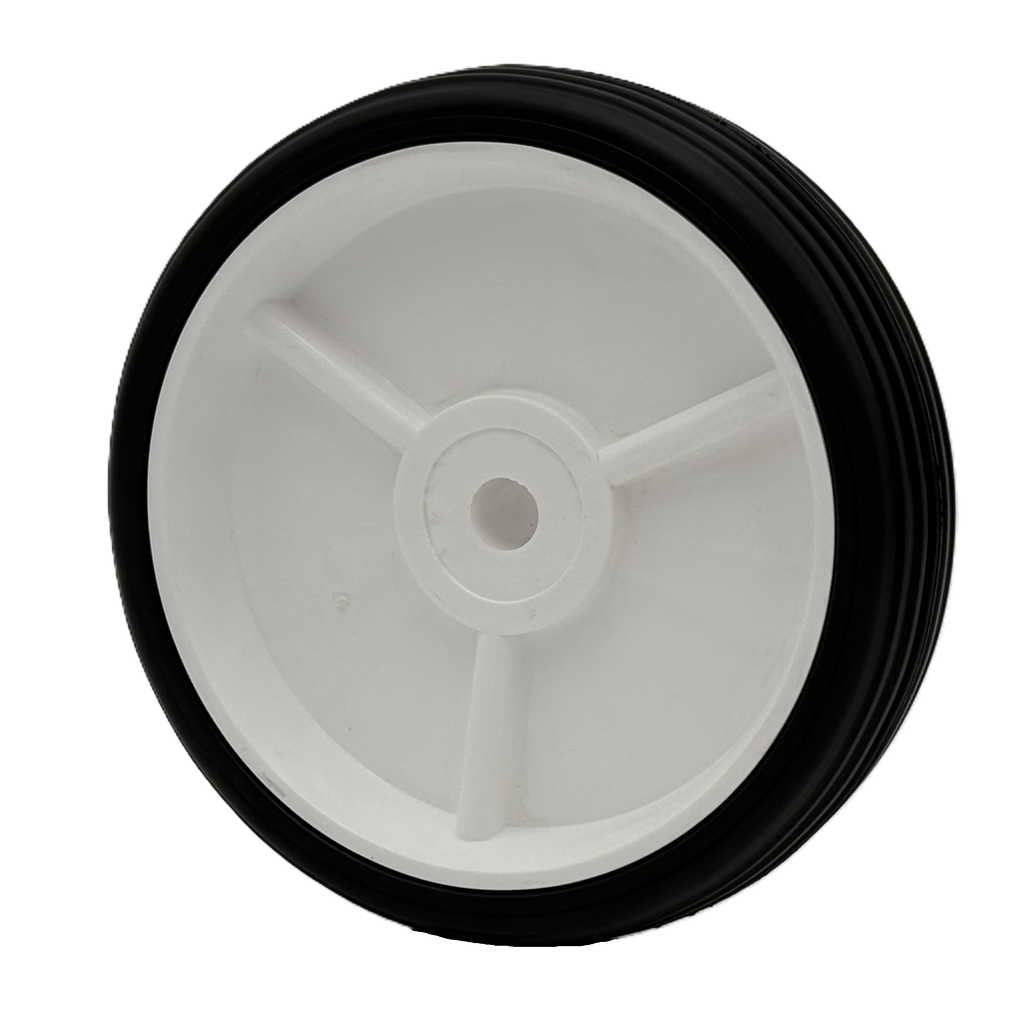 6" Wheel - 3 Spoke A Hub - Rib Tread (QTY 1)