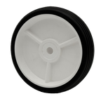 6" Wheel - 3 Spoke A Hub - Rib Tread (QTY 1)