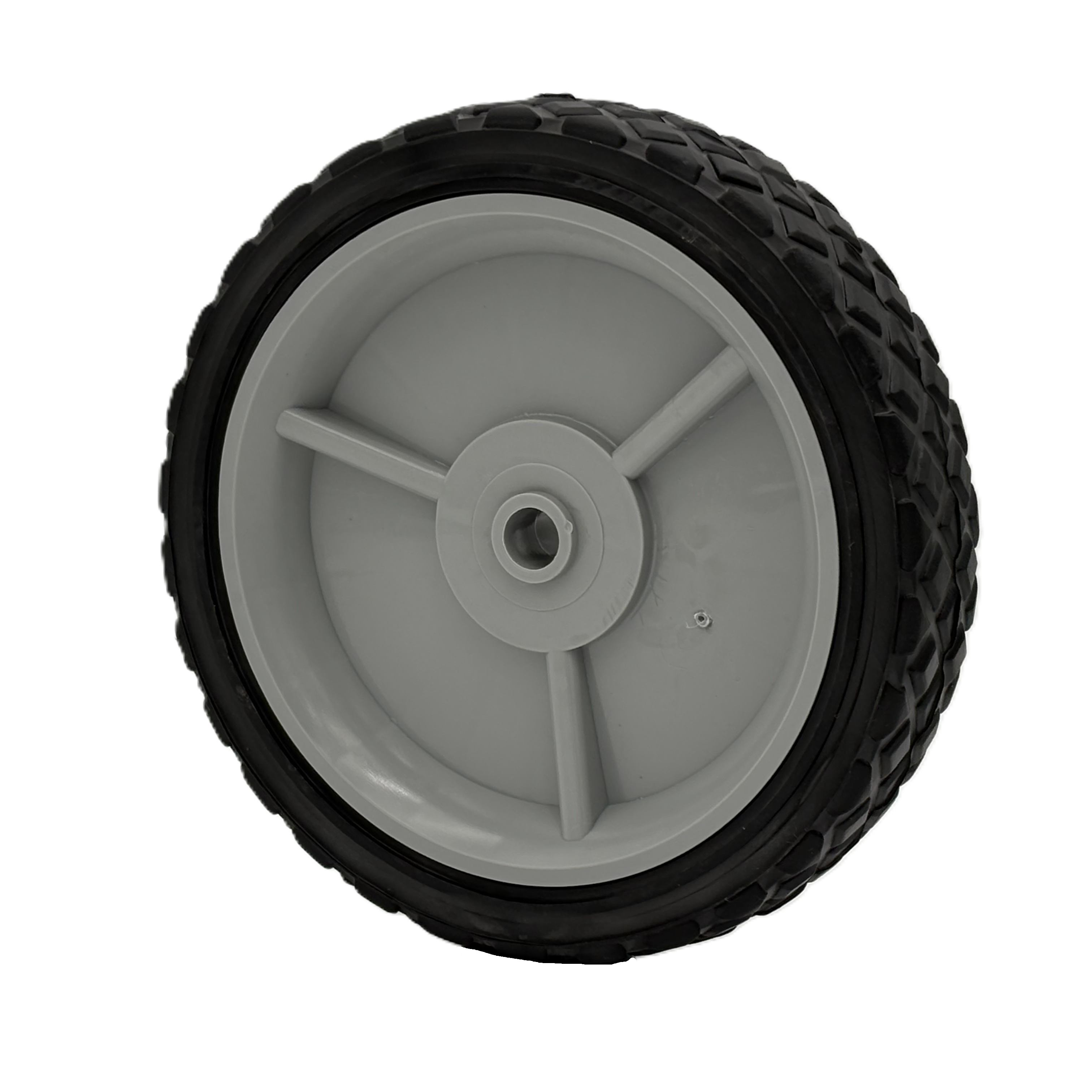 7" Wheel - 3 Spoke A Hub - Diamond Tread (QTY 1)