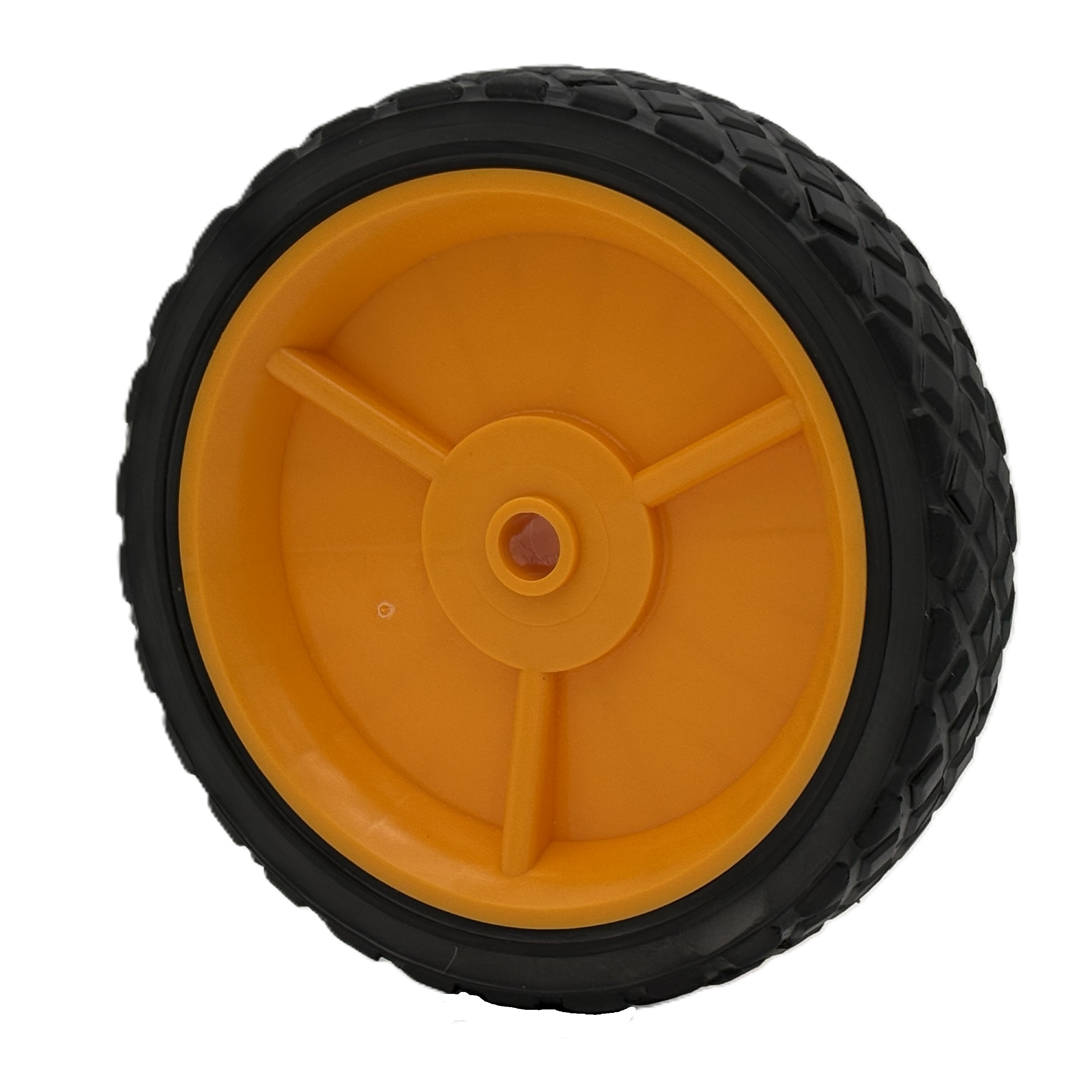 7" Wheel - 3 Spoke A Hub - Diamond Tread (QTY 1)