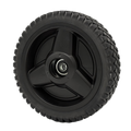 8" Wheel - Tri-Spoke Hub - Brick Tread (QTY 1)