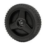 8" Wheel - Tri-Spoke Hub - Brick Tread (QTY 1)