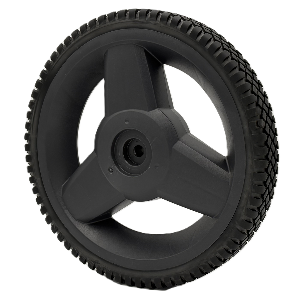 12" Wheel - Tri-Spoke Hub - Brick Tread (QTY 1)