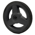 12" Wheel - Tri-Spoke Hub - Brick Tread (QTY 1)