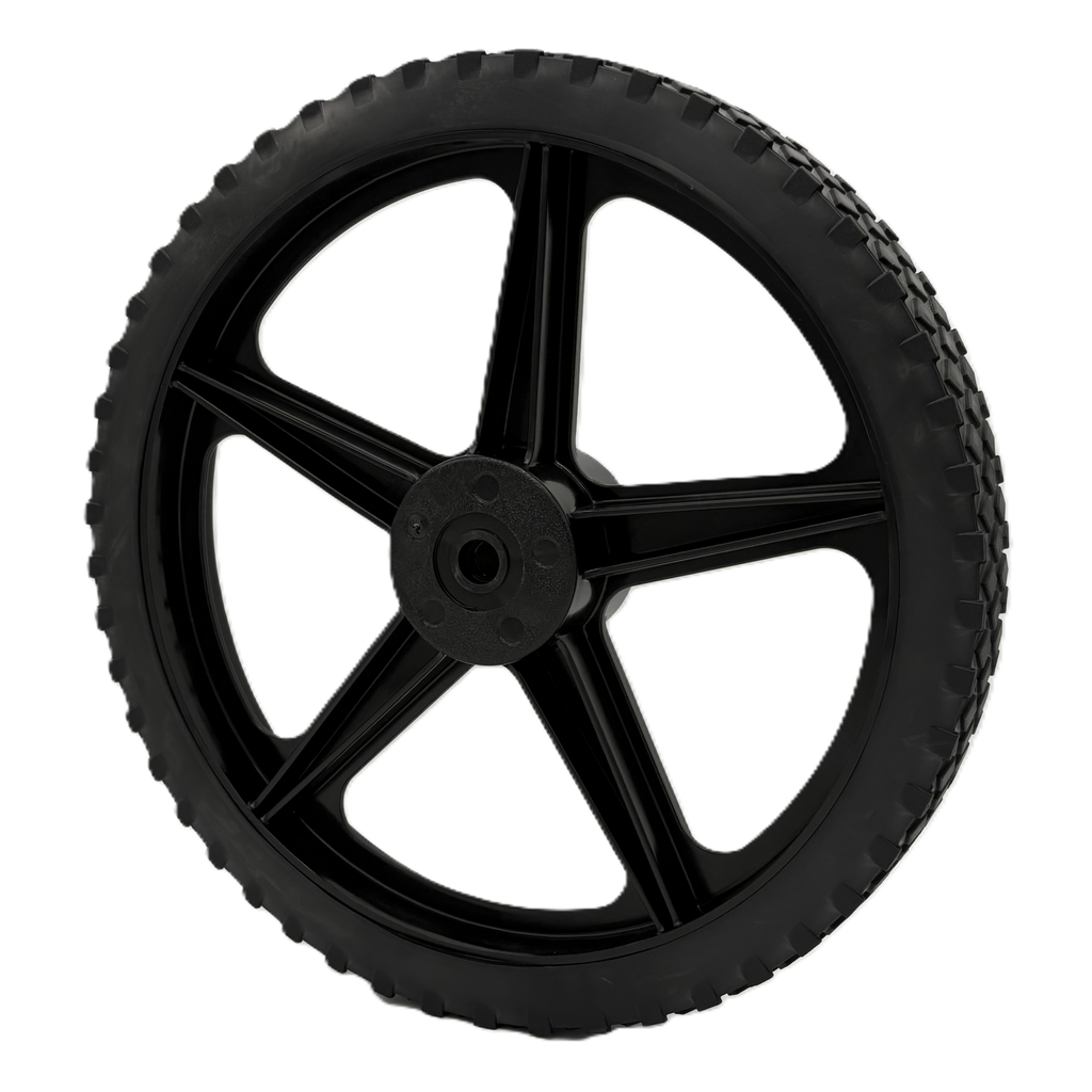 14" Wheel - 5 Spoke Hub - Diamond Tread (QTY 1)