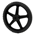 14" Wheel - 5 Spoke Hub - Diamond Tread (QTY 1)