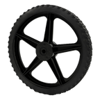 14" Wheel - 5 Spoke Hub - Diamond Tread (QTY 1)