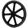 20" Wheel - 7 Spoke Hub - Knobby Tread (QTY 1)