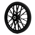 15" Wheel - Multispoke Hub - Diamond Tread (QTY 1)