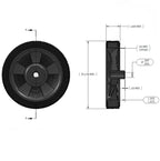 7" Wheel Mag Hub - Diamond Tire (QTY 1)